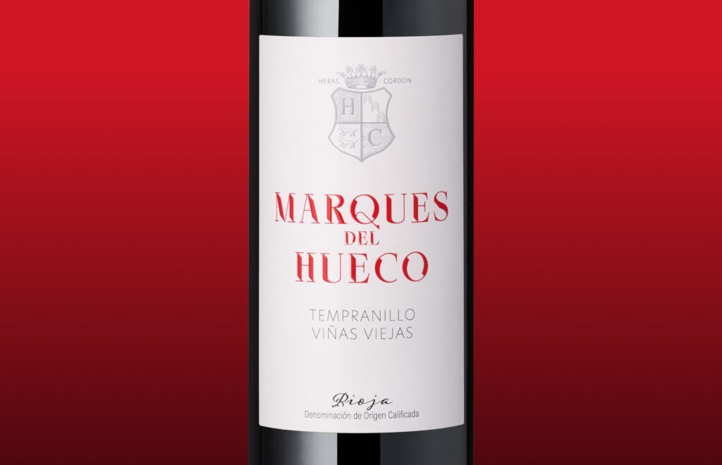 Weinetiketten-Design für Marques del Hueco – Verpackung für einen spanischen Rioja-Tempranillo