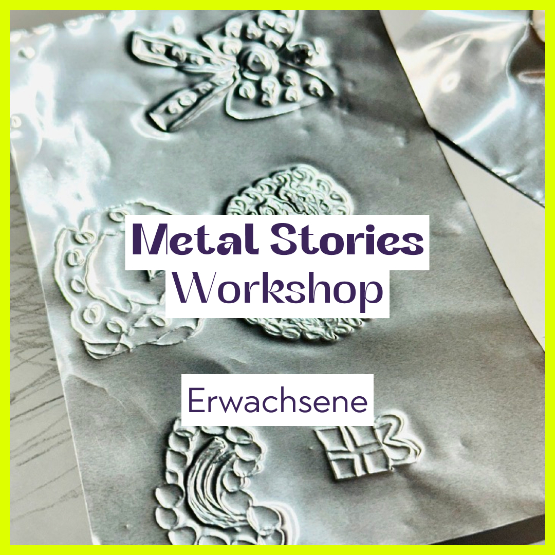 Metal Stories Workshop – geprägtes Metallblech mit dekorativen Mustern